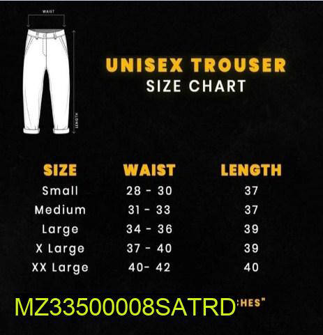 1 Pc Men's Stitched Cotton Jersey Plain Trouser