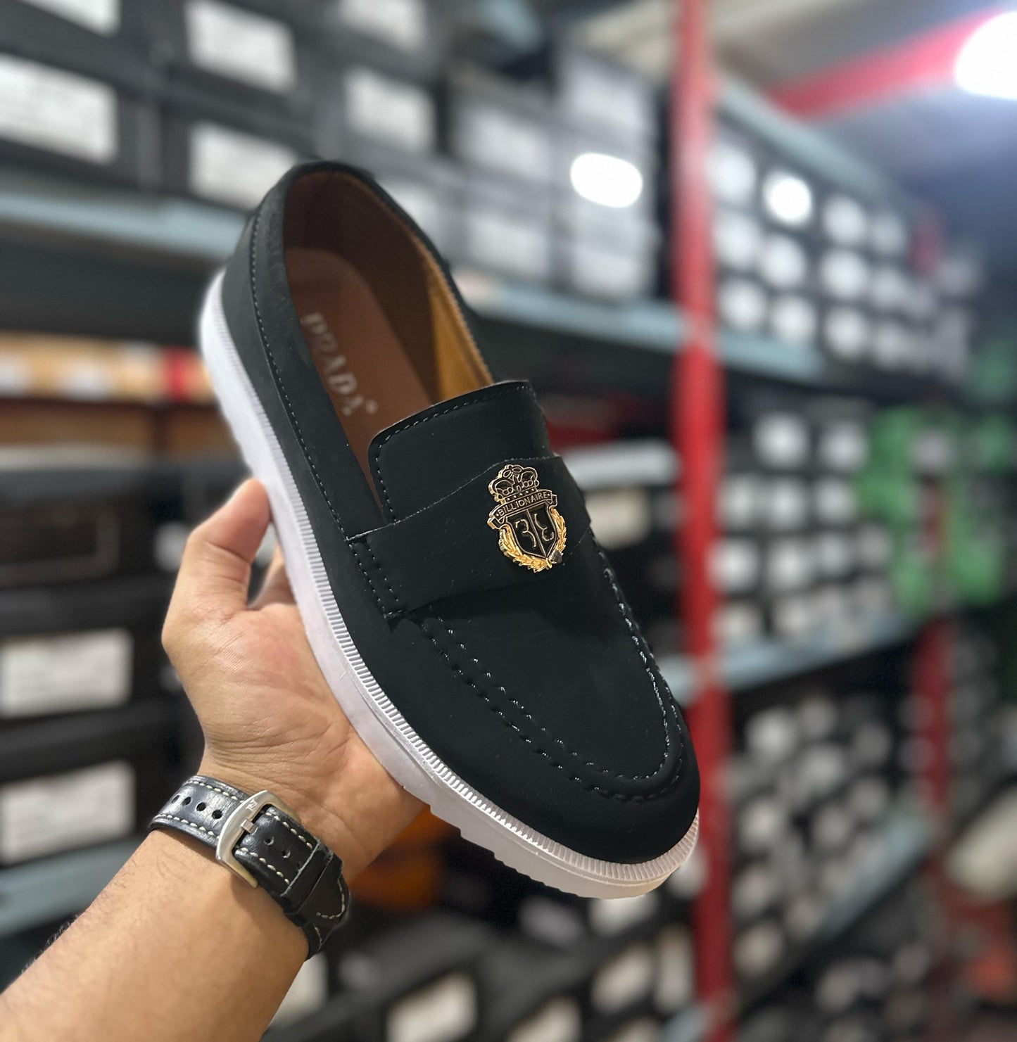 Suede Handmade Loafer for Men