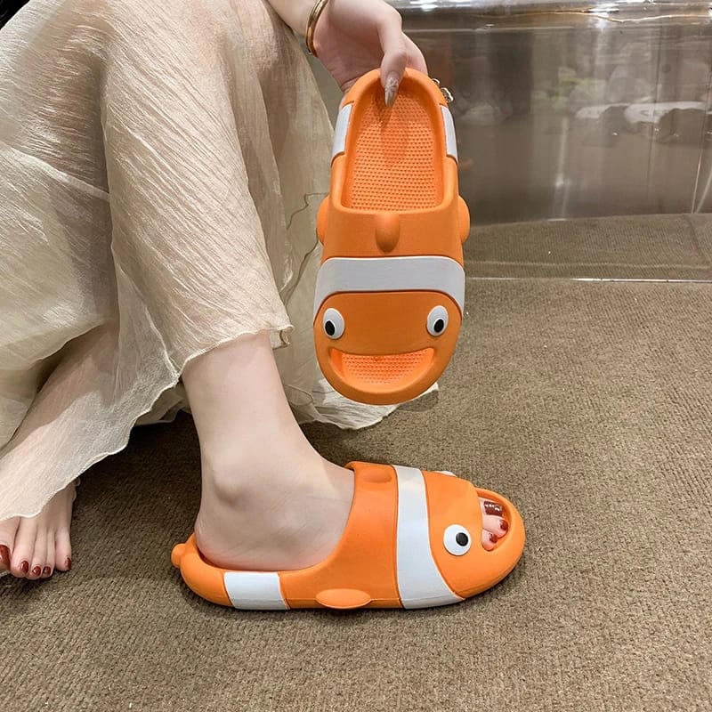 Women's Fashion Cute Beach Fish Slippers