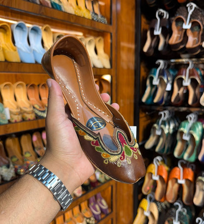 Indian Tajj Leather Khussa