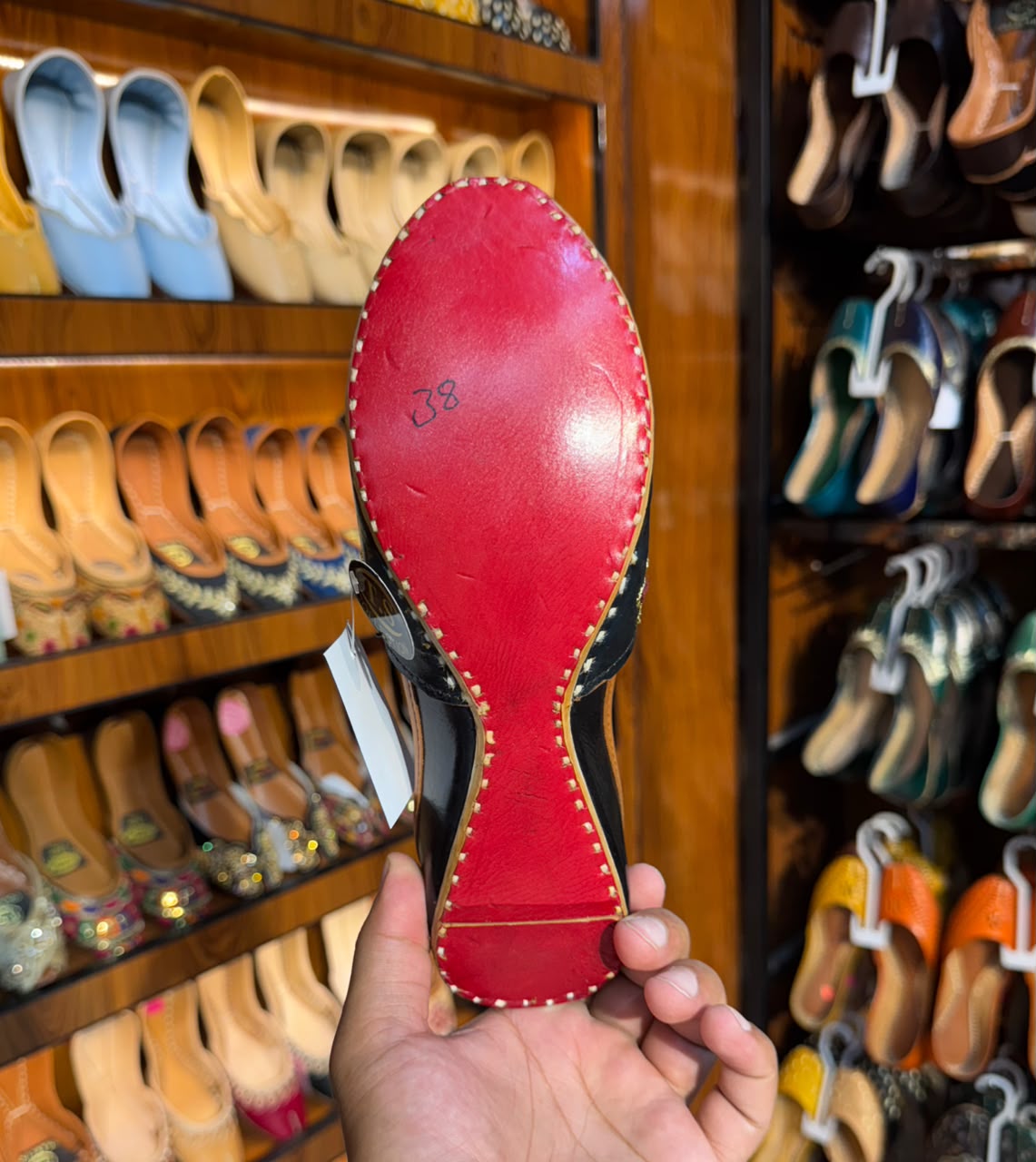 Indian Tajj Leather Khussa