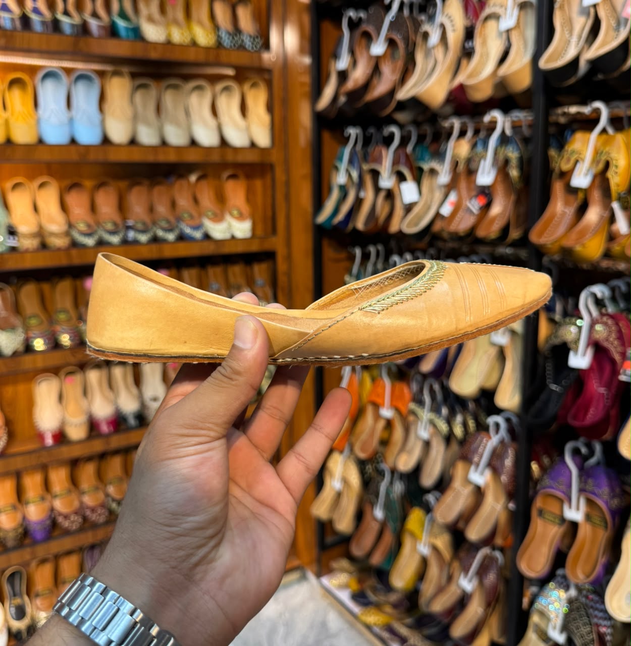 Leather Khussa