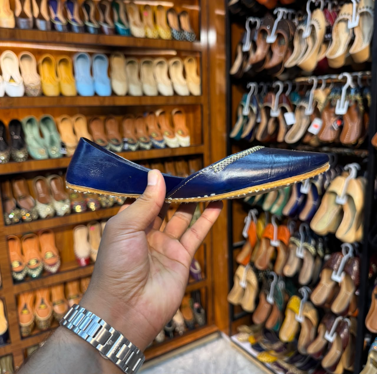 Leather Khussa