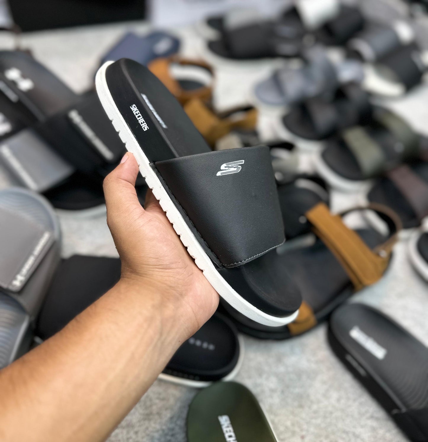 Men's Lounger Slide Skechers